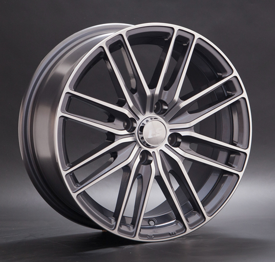 Диски LS wheels LS 760 6.5 х 15 4*100 Et: 40 Dia: 73.1 серый с полировкой