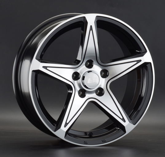 Диски LS wheels LS 852 7.5 х 17 5*114,3 Et: 38 Dia: 73.1 черный полностью полированный