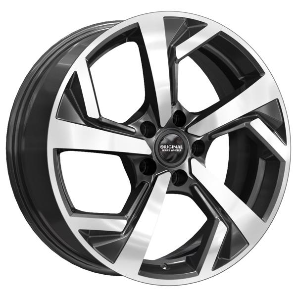 Диски Скад KL-328 7 х 18 5*108 Et: 38 Dia: 54.1 черный с проточкой глянцевый