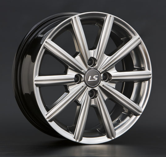 Диски LS wheels BY738 6 х 15 4*100 Et: 43 Dia: 73.1 черный полностью полированный