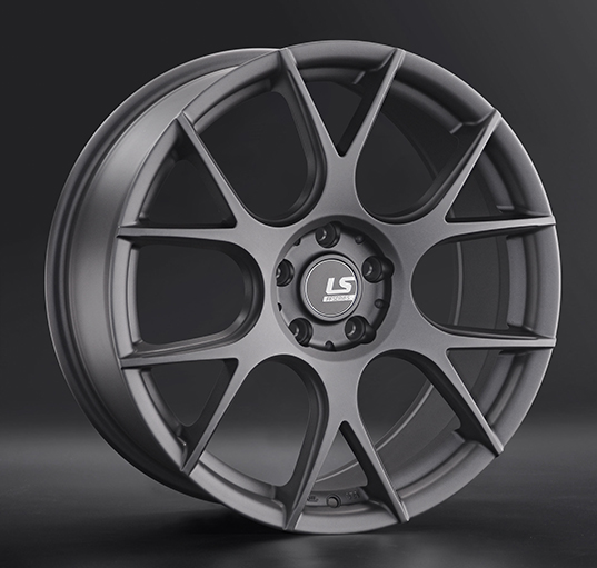 Диски LS wheels FlowForming RC07 8 х 18 5*112 Et: 40 Dia: 66.6 серый матовый