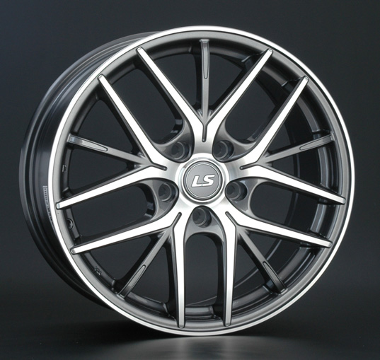Диски LS wheels LS315 6.5 х 16 4*100 Et: 40 Dia: 60.1 серый с полировкой