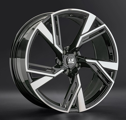 Диски LS Forged FG23 9 х 21 5*112 Et: 35 Dia: 66.6 черный полностью полированный