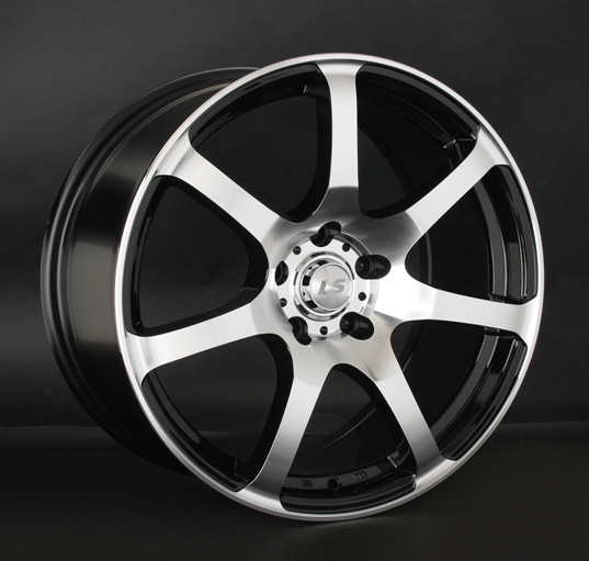 Диски LS wheels LS 789 7.5 х 17 5*112 Et: 35 Dia: 66.6 черный полностью полированный