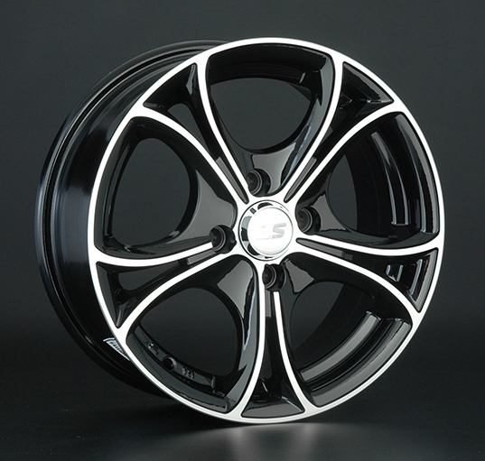 Диски LS wheels LS 393 7.5 х 17 5*112 Et: 45 Dia: 57.1 черный полностью полированный