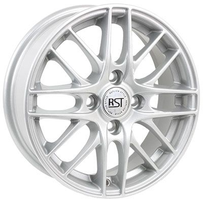 Диски RST R004 5.5 х 14 4*100 Et: 43 Dia: 60.1 серебро с полированным ободом