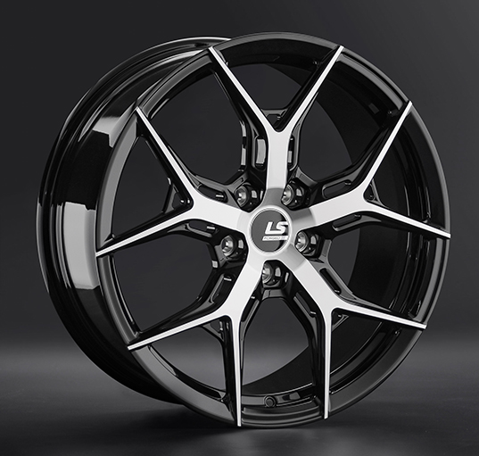 Диски LS Forged FG14 8 х 19 5*114,3 Et: 45 Dia: 67.1 черный полностью полированный