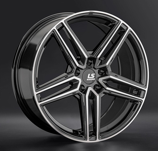 Диски LS wheels FlowForming RC79 8.5 х 19 5*108 Et: 30 Dia: 65.1 черный полностью полированный