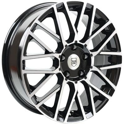 Диски Tech Line 739 6.5 х 17 5*114,3 Et: 46 Dia: 67.1 черный с проточкой глянцевый