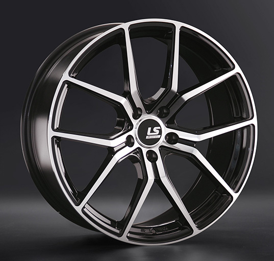 Диски LS wheels FlowForming RC47 8.5 х 19 5*112 Et: 35 Dia: 66.6 черный полностью полированный