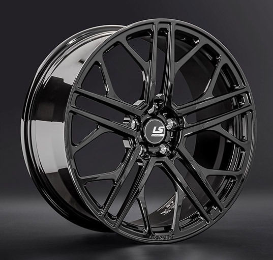 Диски LS Forged FG48 9.5 х 22 5*114,3 Et: 47 Dia: 67.1 черный матовый
