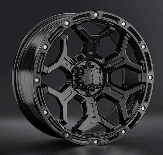 Диски LS wheels FlowForming RC68 9 х 17 6*139,7 Et: 15 Dia: 106.1 черный матовый