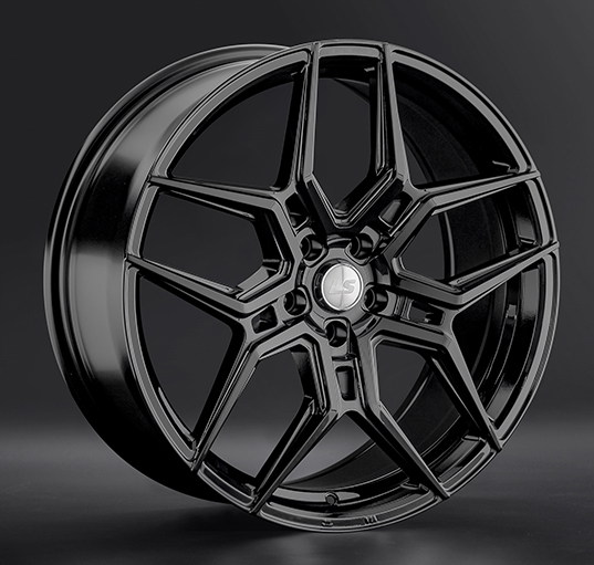 Диски LS wheels LS1266 9.5 х 19 5*114,3 Et: 45 Dia: 67.1 черный матовый