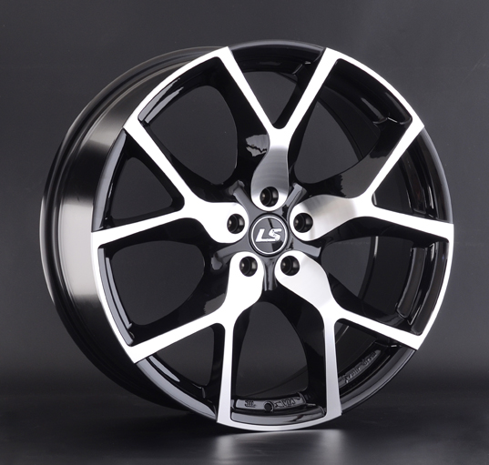 Диски LS wheels FlowForming RC12 8.5 х 20 5*120 Et: 45 Dia: 72.6 черный полностью полированный