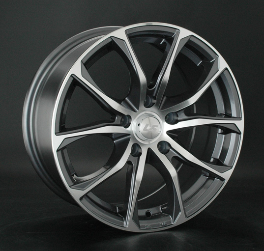 Диски LS wheels LS 764 7.5 х 17 5*100 Et: 40 Dia: 73.1 серый с полировкой