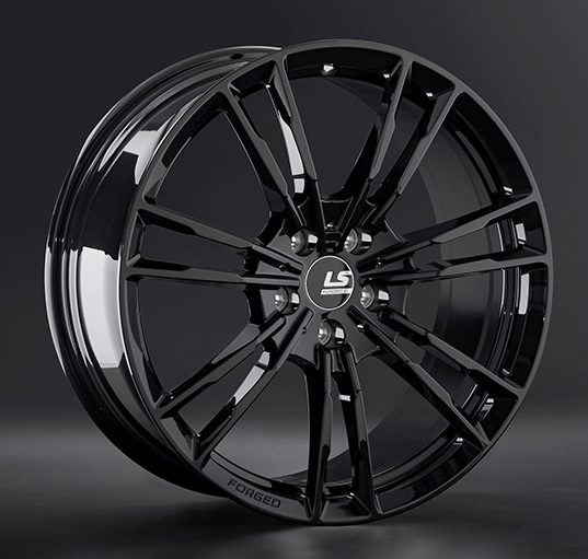 Диски LS Forged FG06 8 х 19 5*112 Et: 27 Dia: 66.6 черный матовый