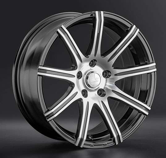 Диски LS wheels LS1322 8 х 17 5*114,3 Et: 35 Dia: 67.1 черный полностью полированный
