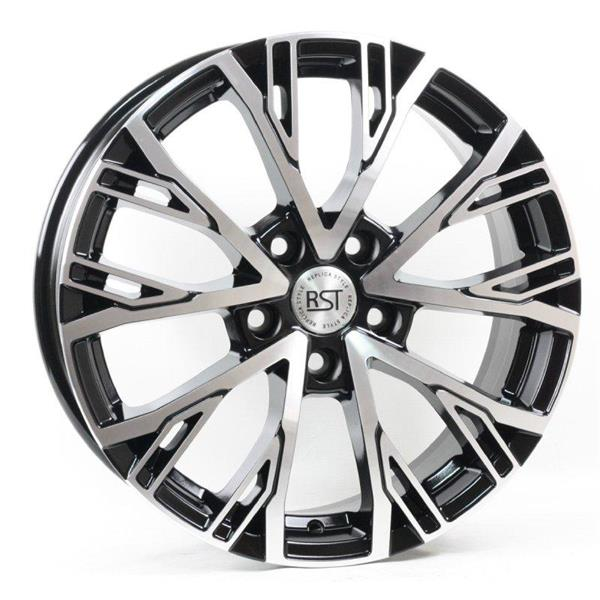 Диски RST R207 6.5 х 17 5*108 Et: 33 Dia: 60.1 черный с проточкой глянцевый
