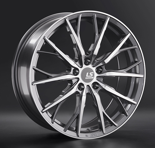 Диски LS wheels FlowForming RC11 8.5 х 20 5*114,3 Et: 45 Dia: 67.1 серый с полировкой