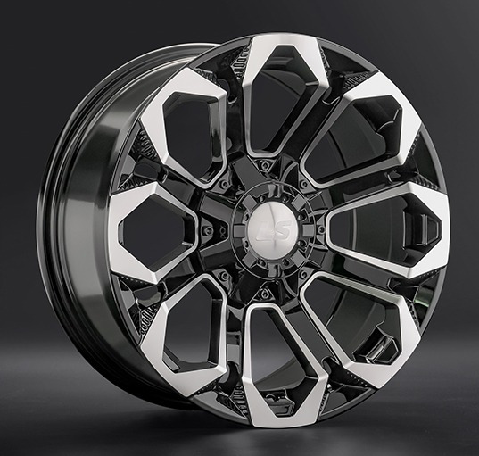 Диски LS wheels LS1366 9 х 20 6*139,7 Et: 20 Dia: 106.1 черный полностью полированный