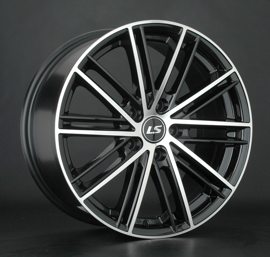 Диски LS wheels LS 480 7.5 х 17 5*114,3 Et: 45 Dia: 73.1 черный полностью полированный