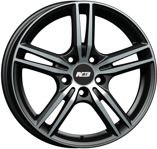 Диски N2O V2223 6.5 х 16 5*114,3 Et: 45 Dia: 67.1 черный с проточкой глянцевый
