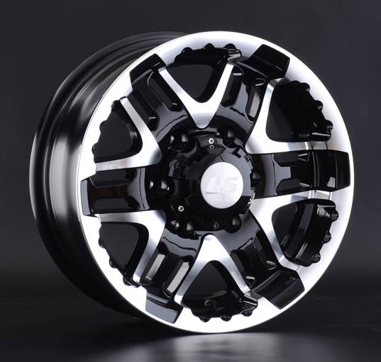 Диски LS wheels 894 6.5 х 15 6*139,7 Et: 0 Dia: 106.1 черный полностью полированный