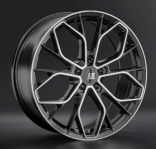 Диски LS wheels FlowForming RC71 8.5 х 19 5*108 Et: 40 Dia: 63.3 черный полностью полированный