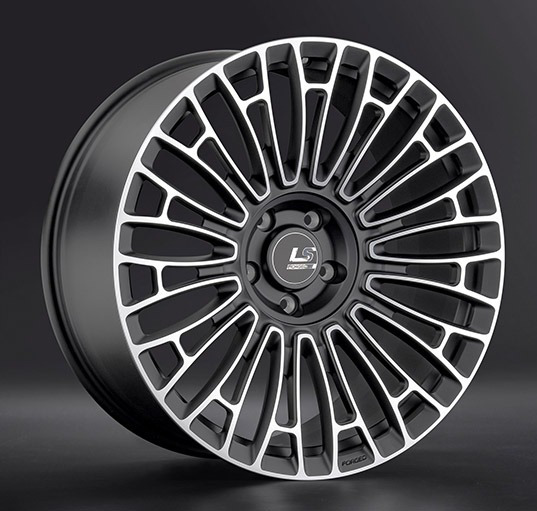 Диски LS Forged FG25 8.5 х 21 5*120 Et: 43.5 Dia: 72.6 черный с проточкой матовый