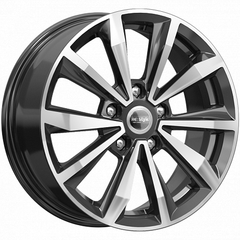 Диски K&K КС974 6.5 х 16 5*112 Et: 46 Dia: 57.1 черный с проточкой глянцевый