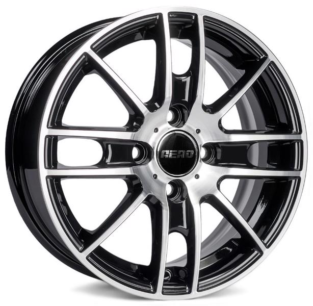 Диски AERO V2173 5.5 х 14 4*100 Et: 45 Dia: 67.1 черный с проточкой глянцевый
