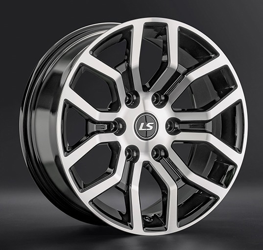 Диски LS wheels LS1367 9 х 18 6*139,7 Et: 25 Dia: 106.1 черный полностью полированный