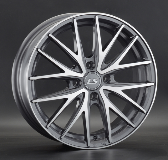 Диски LS wheels LS 918 6 х 16 4*100 Et: 50 Dia: 60.1 серый с полировкой