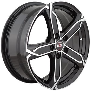 Диски ALCASTA M19 6 х 15 4*108 Et: 27 Dia: 65.1 черный полностью полированный