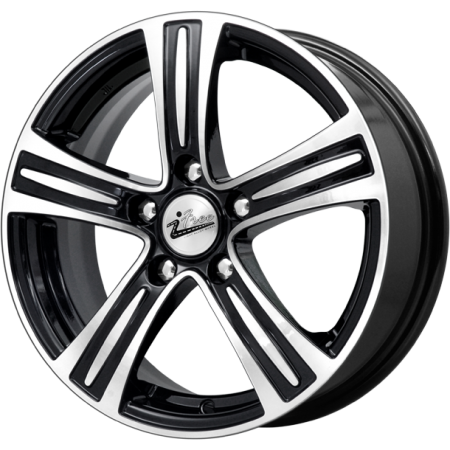 Диски iFree S.U. 6 х 15 5*100 Et: 45 Dia: 67.1 черный с проточкой глянцевый