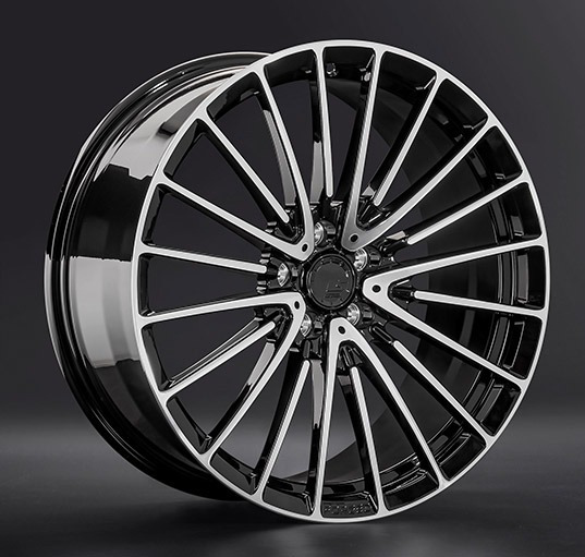 Диски LS Forged FG44 9 х 21 5*112 Et: 34 Dia: 66.6 черный полностью полированный