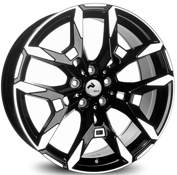 Диски RPLC BM106 8.5 х 19 5*112 Et: 40 Dia: 66.6 черный с проточкой глянцевый