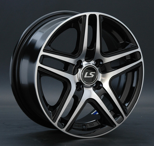 Диски LS wheels LS802 6.5 х 15 5*114,3 Et: 39 Dia: 73.1 черный полностью полированный