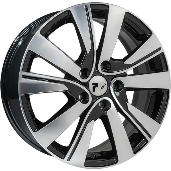 Диски RPLC MA185 7 х 17 5*114,3 Et: 50 Dia: 67.1 черный с проточкой глянцевый