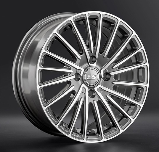 Диски LS wheels LS1356 7 х 16 4*114,3 Et: 40 Dia: 67.1 серый с полировкой