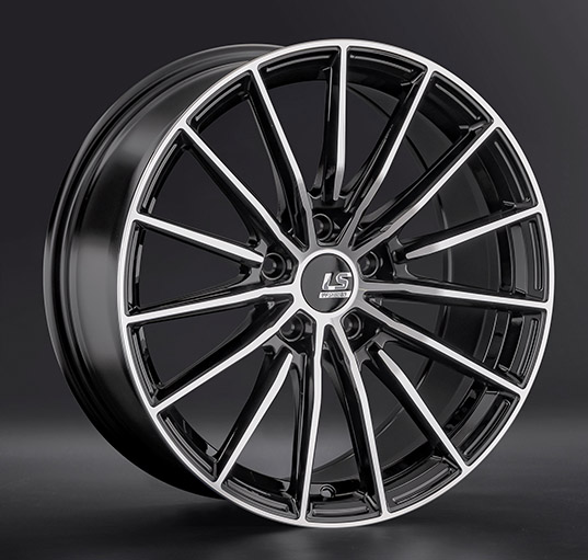 Диски LS wheels FlowForming RC63 8 х 18 5*114,3 Et: 40 Dia: 67.1 черный полностью полированный