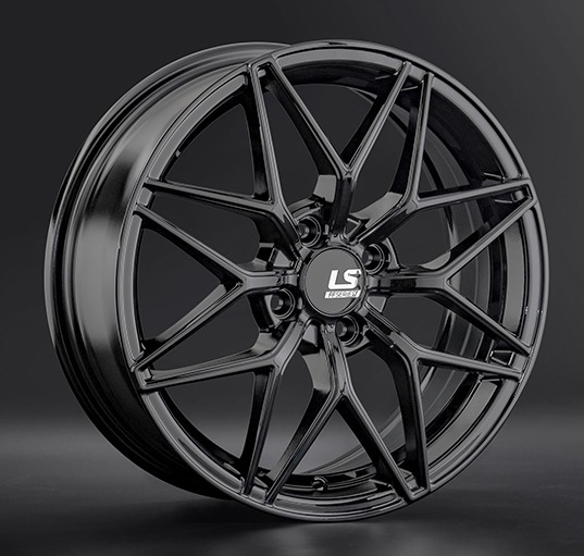 Диски LS wheels FlowForming RC85 6 х 16 4*100 Et: 40 Dia: 60.1 черный матовый