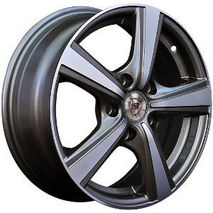 Диски NZ SH629 6 х 15 5*100 Et: 38 Dia: 57.1 серый с полировкой