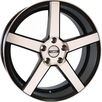 Диски NEO V03 6 х 15 4*98 Et: 40 Dia: 58.6 черный с проточкой глянцевый
