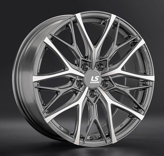 Диски LS wheels FlowForming RC84 8 х 18 5*108 Et: 45 Dia: 63.3 серый с полировкой