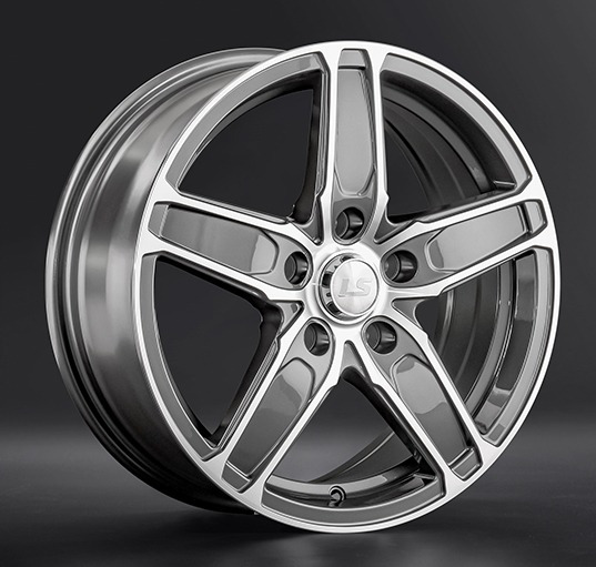 Диски LS wheels LS1337 6.5 х 16 5*114,3 Et: 40 Dia: 67.1 серый с полировкой
