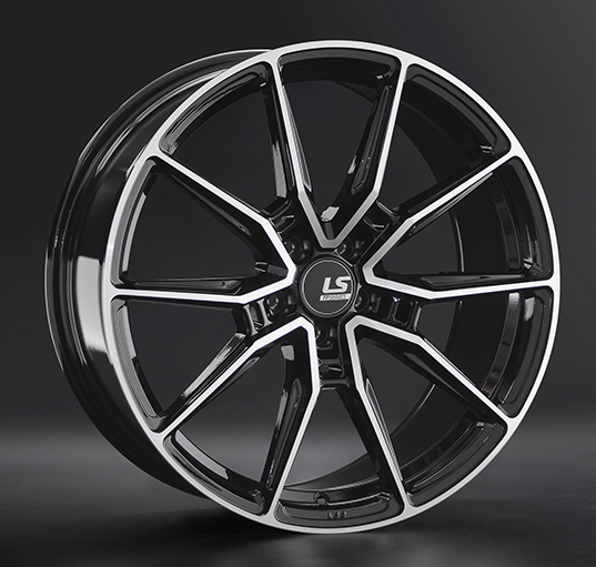 Диски LS wheels FlowForming RC58 8.5 х 20 5*108 Et: 30 Dia: 65.1 черный полностью полированный