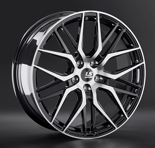 Диски LS Forged FG04 8 х 18 5*112 Et: 25 Dia: 66.6 черный полностью полированный
