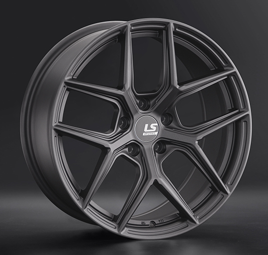 Диски LS wheels FlowForming RC53 8.5 х 18 5*112 Et: 40 Dia: 66.6 серый матовый