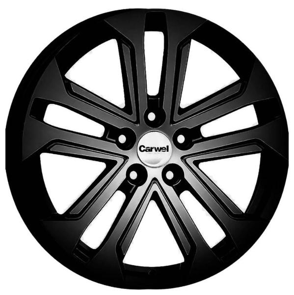 Диски Carwel Витус 7 х 18 5*114,3 Et: 45 Dia: 60.1 черный матовый